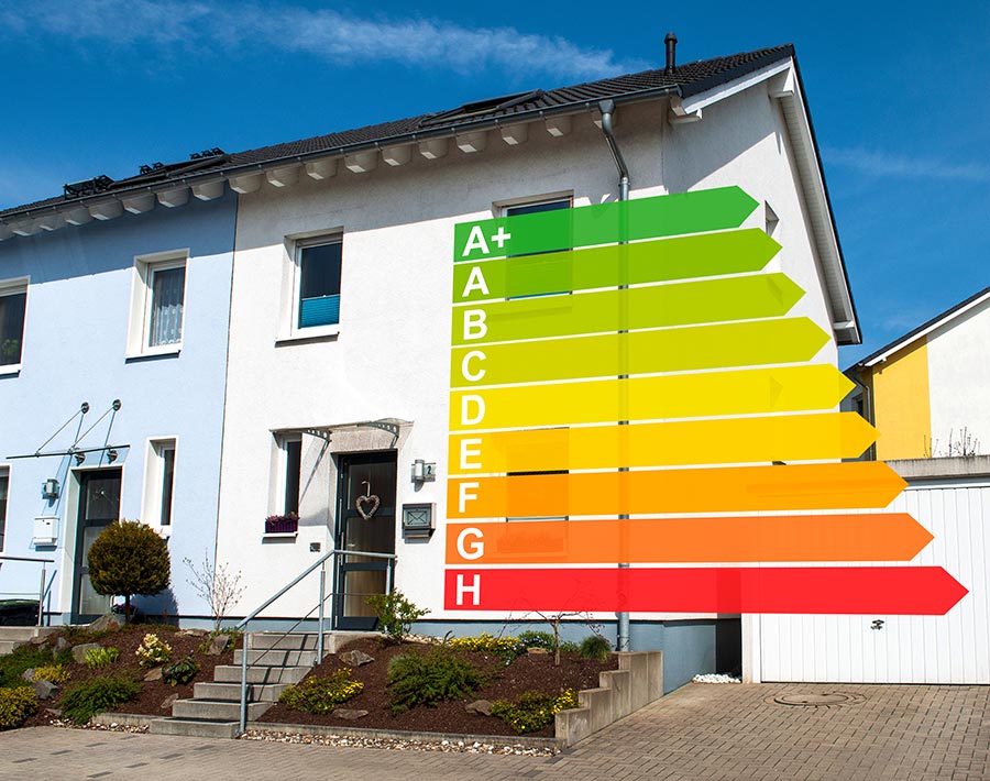 DPE floqué sur une maison de particulier